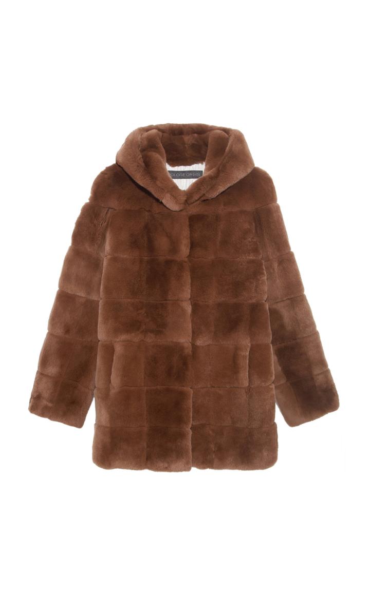 Pologeorgis The Koko Rex Rabbit Hooded Coat