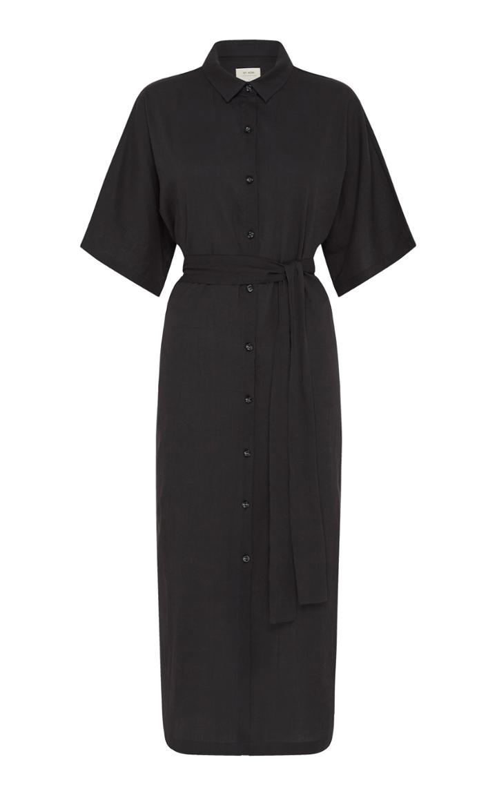 Moda Operandi St. Agni Ceci Belted Cotton Shirt Dress