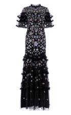Needle & Thread Meadow Ruffled Sequin Gown