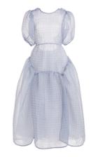 Moda Operandi Cecilie Bahnsen Katrine Textured Silk-blend Organza Midi Dress