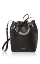 Mansur Gavriel Black Leather Bucket Bag