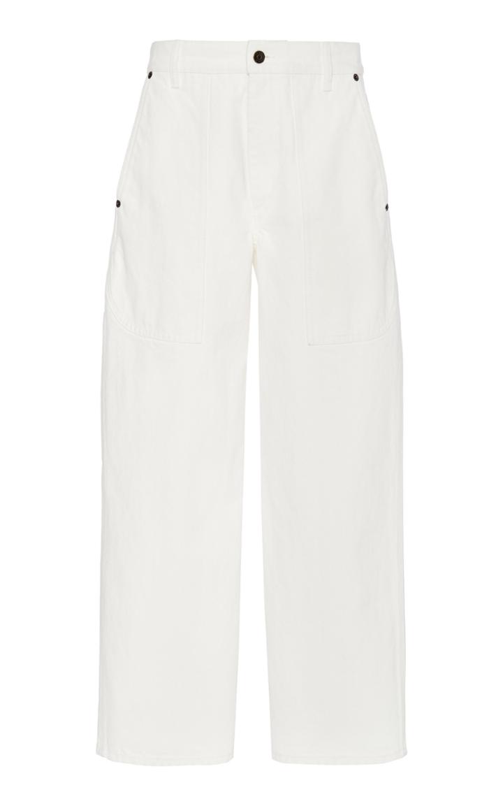 Moda Operandi The Row Hester Cropped Straight-leg Rigid Jeans Size: 0