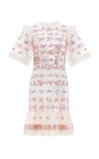 Moda Operandi Needle & Thread Rosebud Sequin-embellished Floral Dress Size: 4