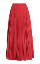 Claudia Li Pleated Midi Skirt