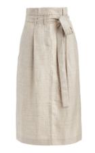 Moda Operandi Gabriela Hearst Solid Suiting Astrid Skirt