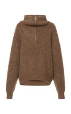 Isabel Marant Toile Myclan Zip-detailed Ribbed-knit Turtleneck Sweater