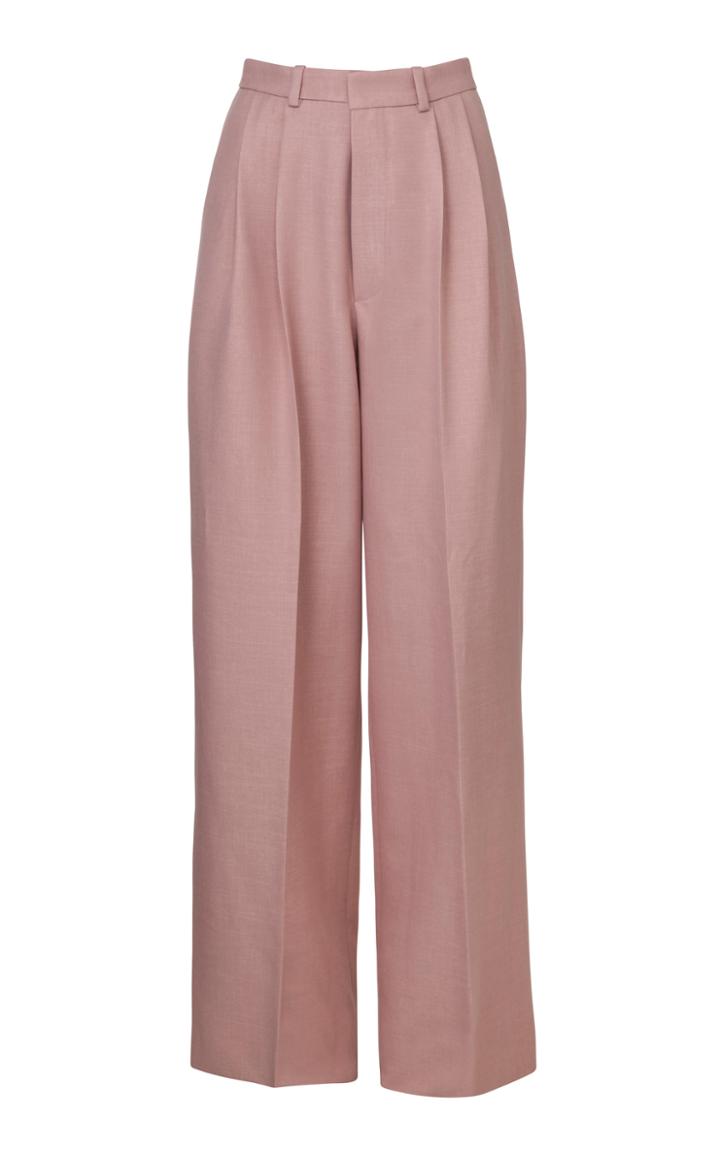 Moda Operandi Dodo Bar Or Coco Pleated Wide-leg Trousers