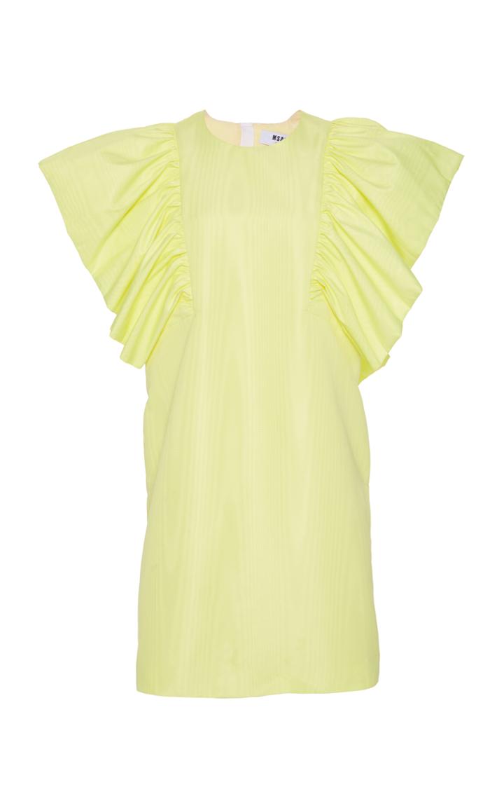 Msgm Butterfly Ruffle Dress