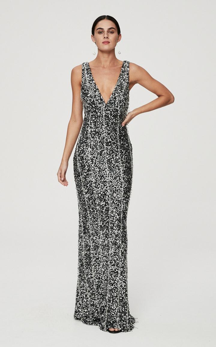 Moda Operandi Rachel Gilbert Yoli Beaded Gown