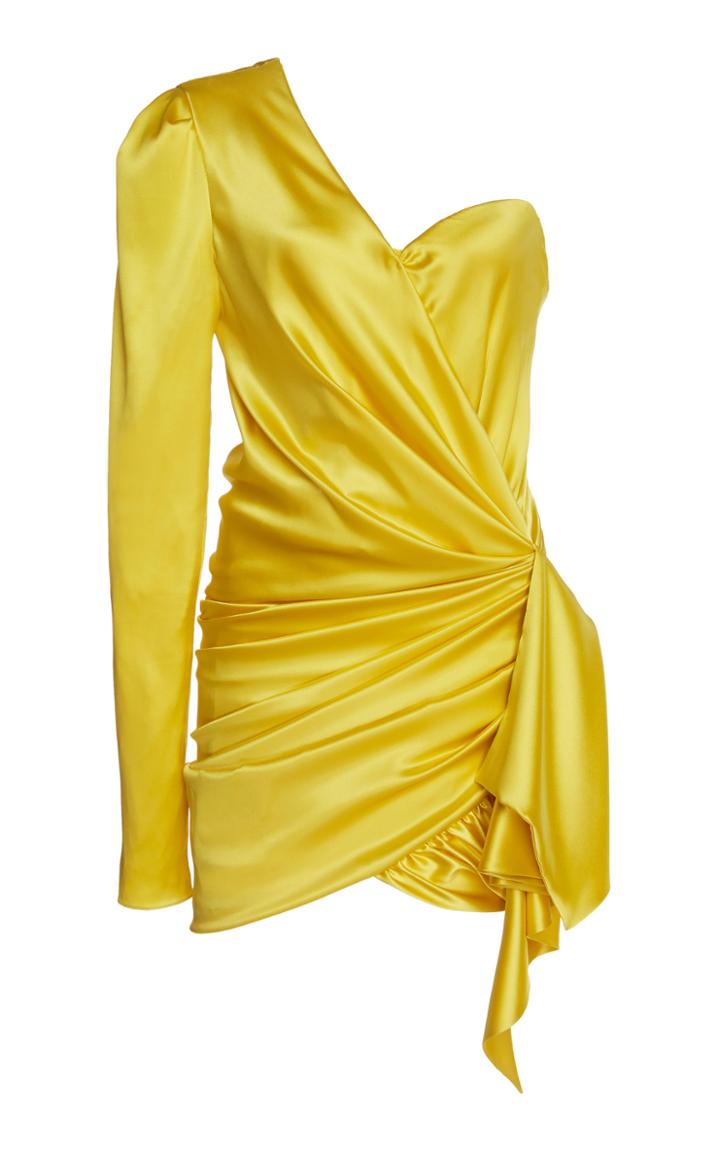 Alexandre Vauthier One-shoulder Satin Dress