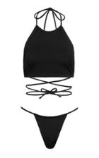Netta The Halter Wrap Around Suit
