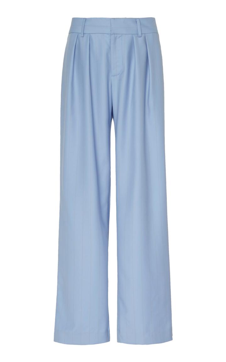 Moda Operandi Maggie Marilyn Bobbi Boyfriend Pinstripe Wool Trousers Size: 6