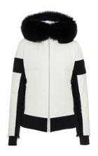 Fusalp Fur-trimmed Two-tone Shell Down Coat