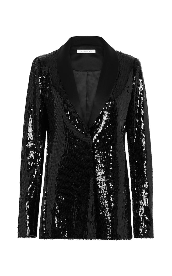 Rachel Gilbert Quincy Sequined Tuxedo Jacket