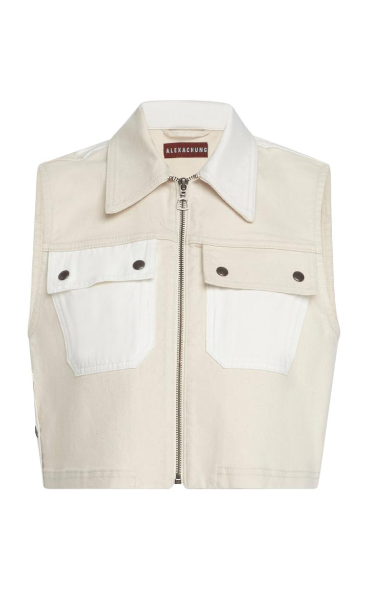 Alexachung Cropped Cotton Vest