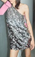 N 21 N&deg;21 Sequin Embellished Front Dress
