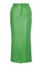 Moda Operandi Marni Leather Wrap-effect Midi Skirt Size: 38