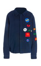 The Elder Statesman Cobra Cashmere Patch Jacket