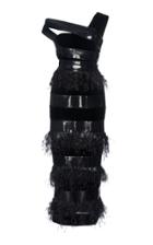 Ralph & Russo Rose Embroiedered Frill Dress