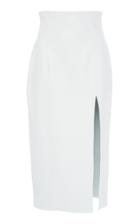 16arlington Fitted Leather Pencil Skirt
