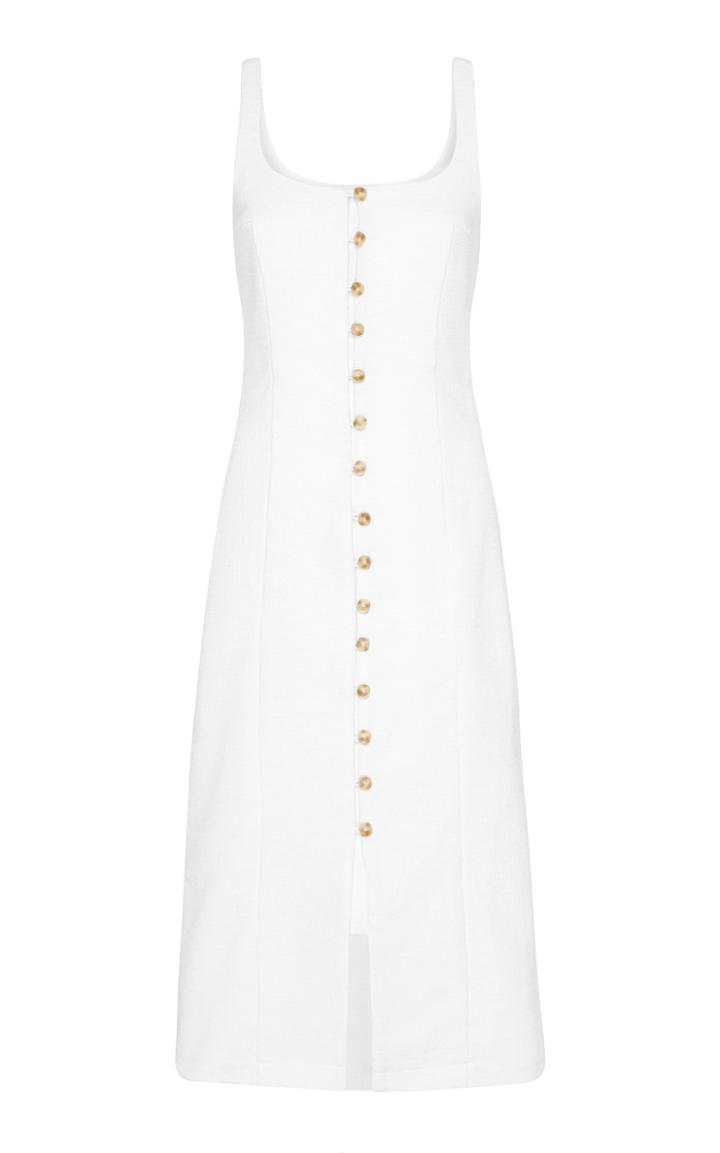 Moda Operandi St. Agni Ghita Cotton Button-front Midi Dress