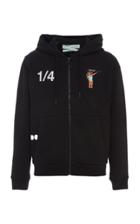 Off-white C/o Virgil Abloh Dondi Cotton Zip Hoodie
