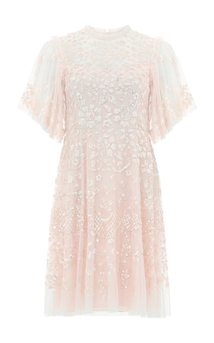 Moda Operandi Needle & Thread Honesty Flower Tulle Dress Size: 6
