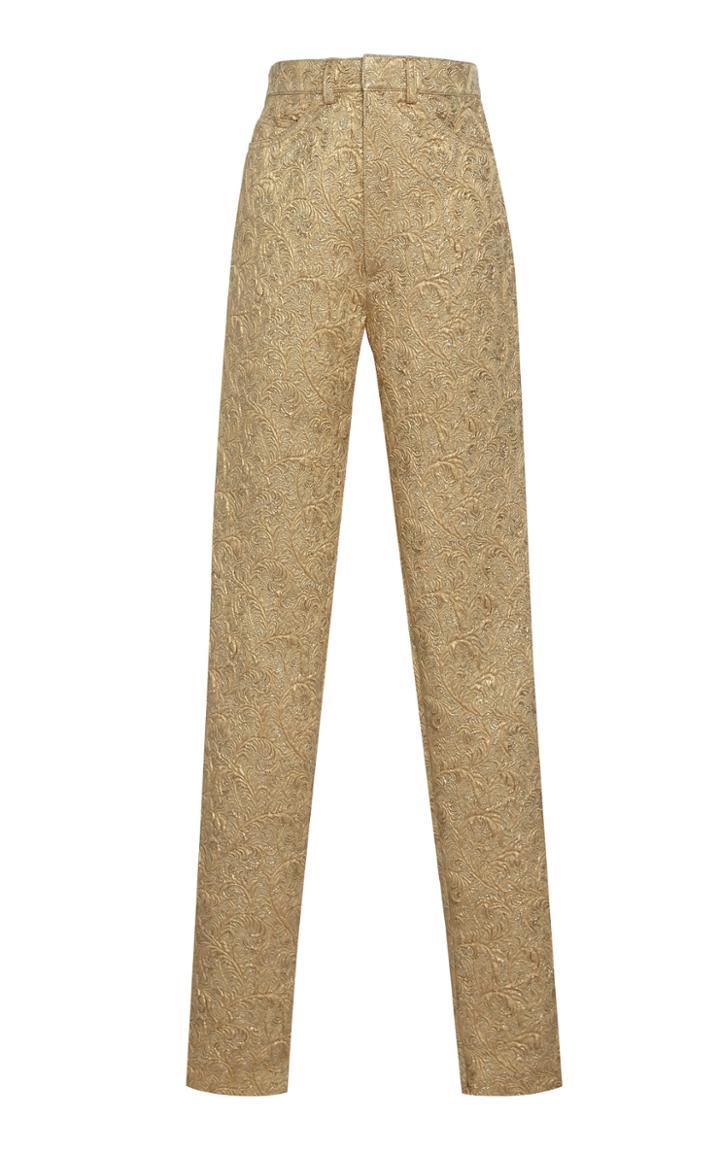 Maison Margiela Skinny-leg Cotton-blend Jacquard Pant