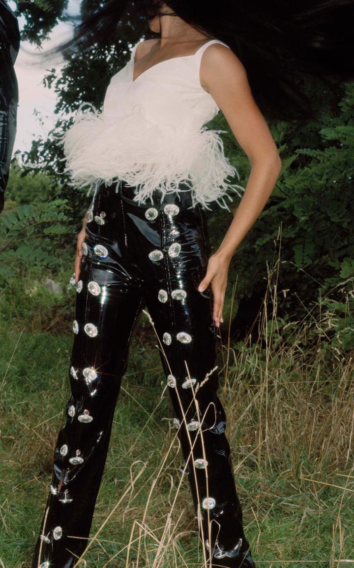 16arlington Straight-leg Leather Pants
