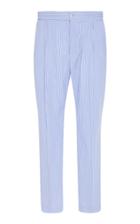 Officine Gnrale Drew Pleated Cotton Seersucker Pants