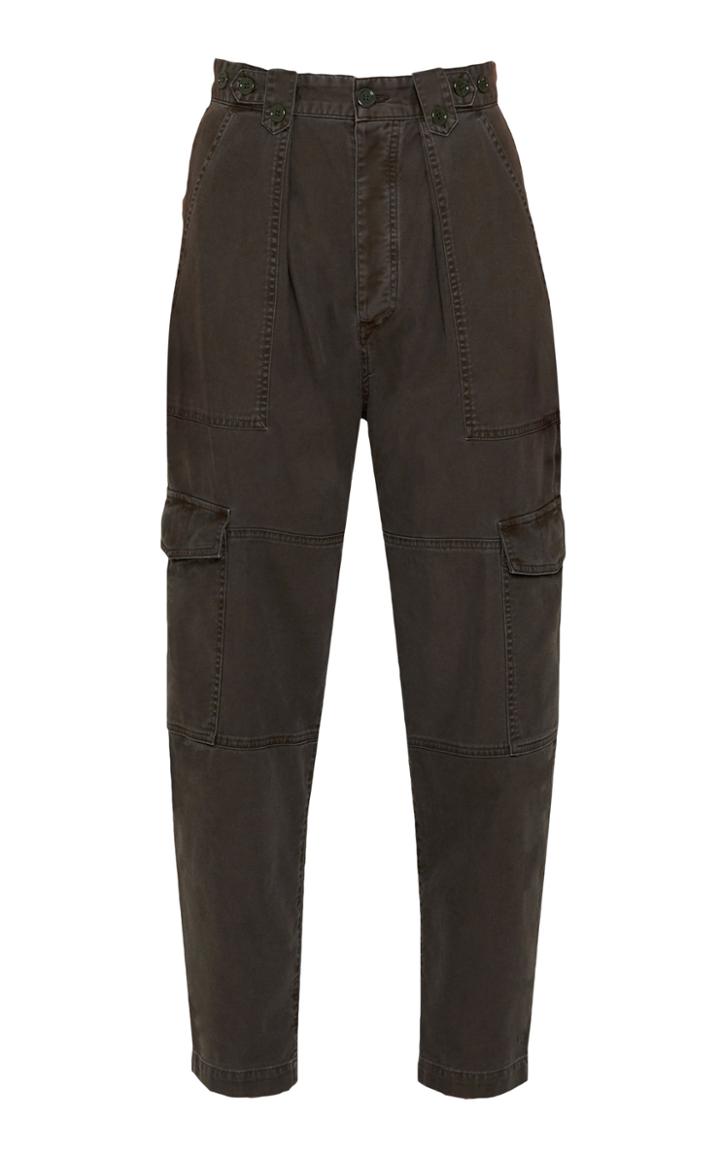 Agolde Mila Tapered Cotton Utility Pants