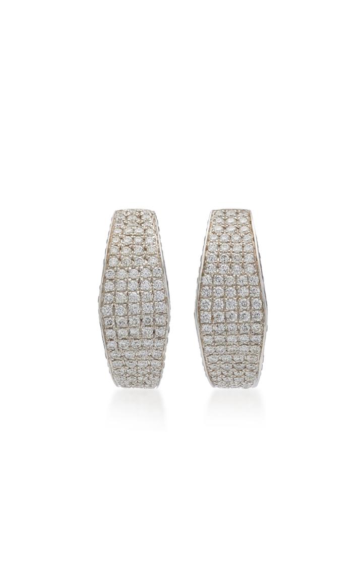 Ralph Masri 18k White Gold, Diamond & Sapphire Earrings