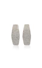 Ralph Masri 18k White Gold, Diamond & Sapphire Earrings