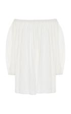 Merlette Quiet Storm Gathered Off The Shoulder Blouse