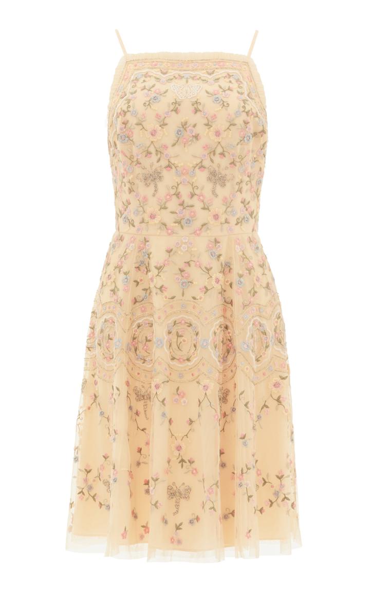 Moda Operandi Needle & Thread Sweet Petal Embroidered Cami Dress Size: 8