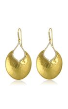 Amrapali Kalika Open 18k Yellow-gold And Diamond Raindrop Earrings