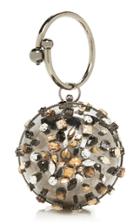 Rosantica Granata Brass And Crystal Bag