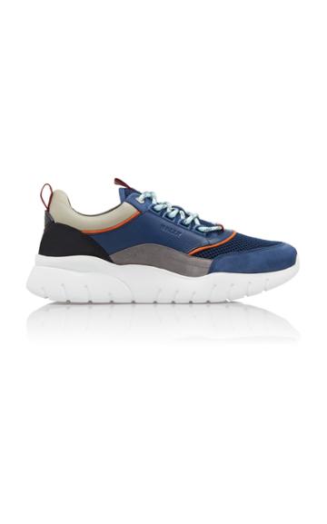 Bally Birky-t Mesh, Leather And Rubber Sneakers