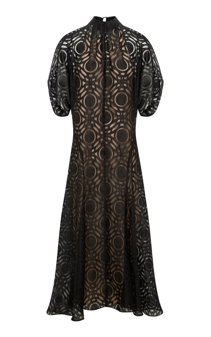 Bianca Spender Blouson Relaxed Midi Dress