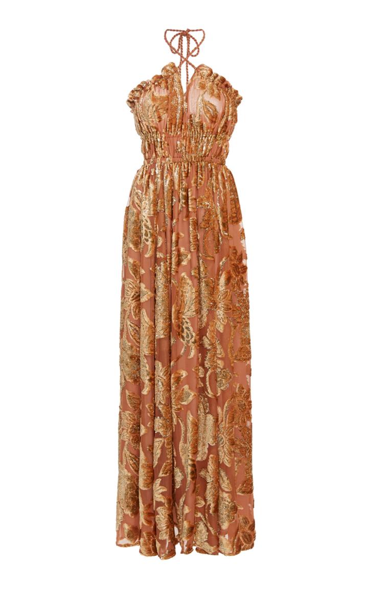 Ulla Johnson Gia Devore Sleeveless Dress