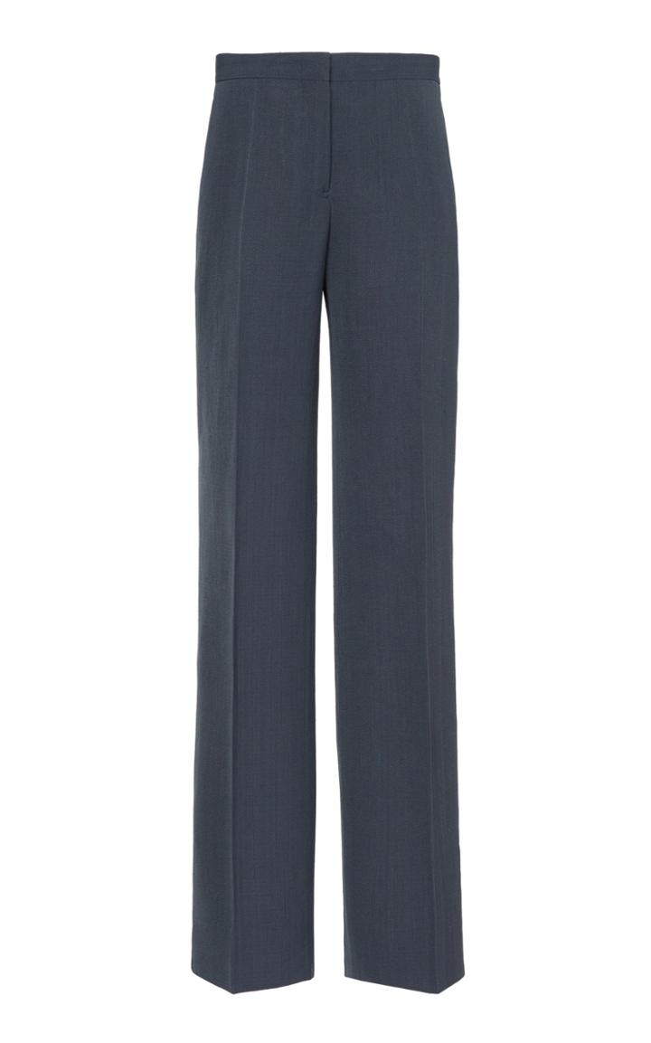 Moda Operandi Jil Sander Pleated Silk-blend Trouser