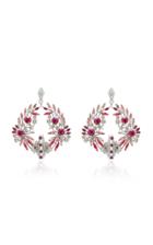 Givenchy Metal And Strass Earrings