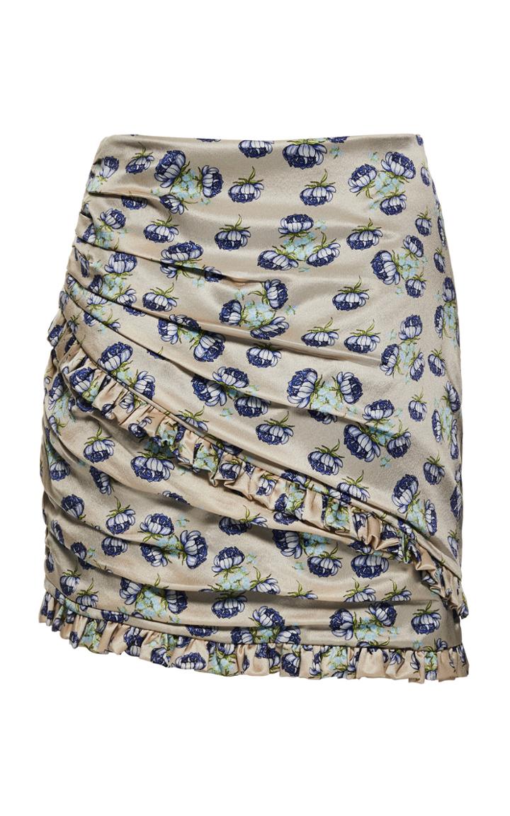 Magda Butrym Reims Printed Mini Skirt