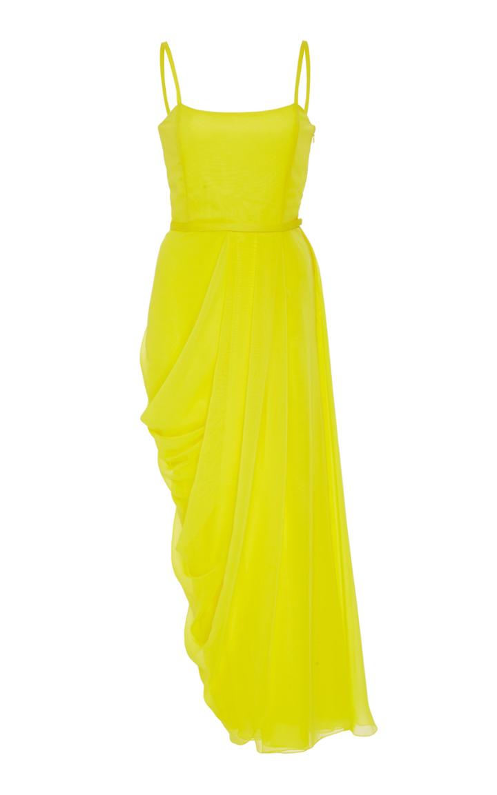 Carolina Herrera Silk Midi Dress