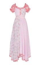 Moda Operandi Loveshackfancy Ren Cotton Smocked Dress Size: P