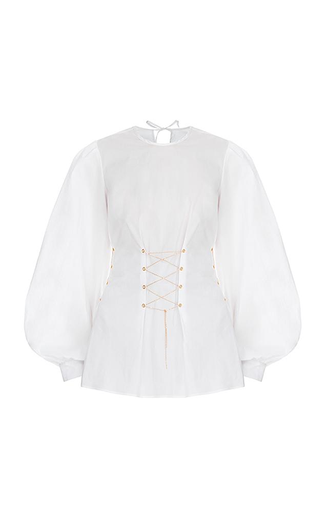 Flow The Label Corset Long Sleeve Blouse