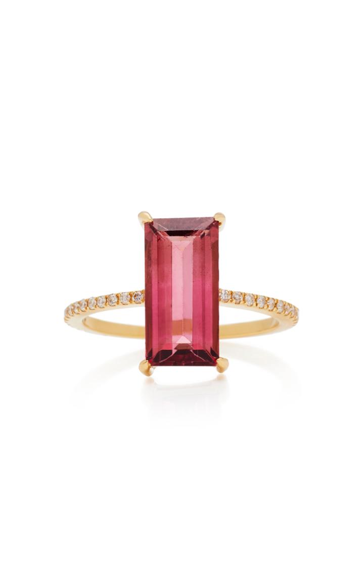 Yi Collection 18k Gold Tourmaline And Diamond Ring