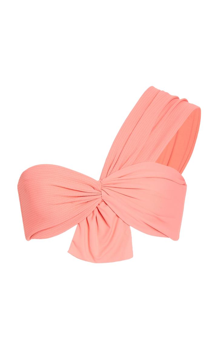Marysia Swim Venice One Shoulder Bow Bikini Top