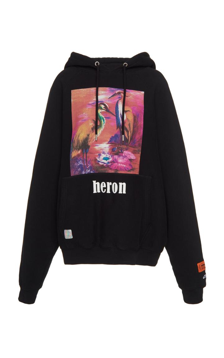 Heron Preston Printed Aironi Raglan Hoodie