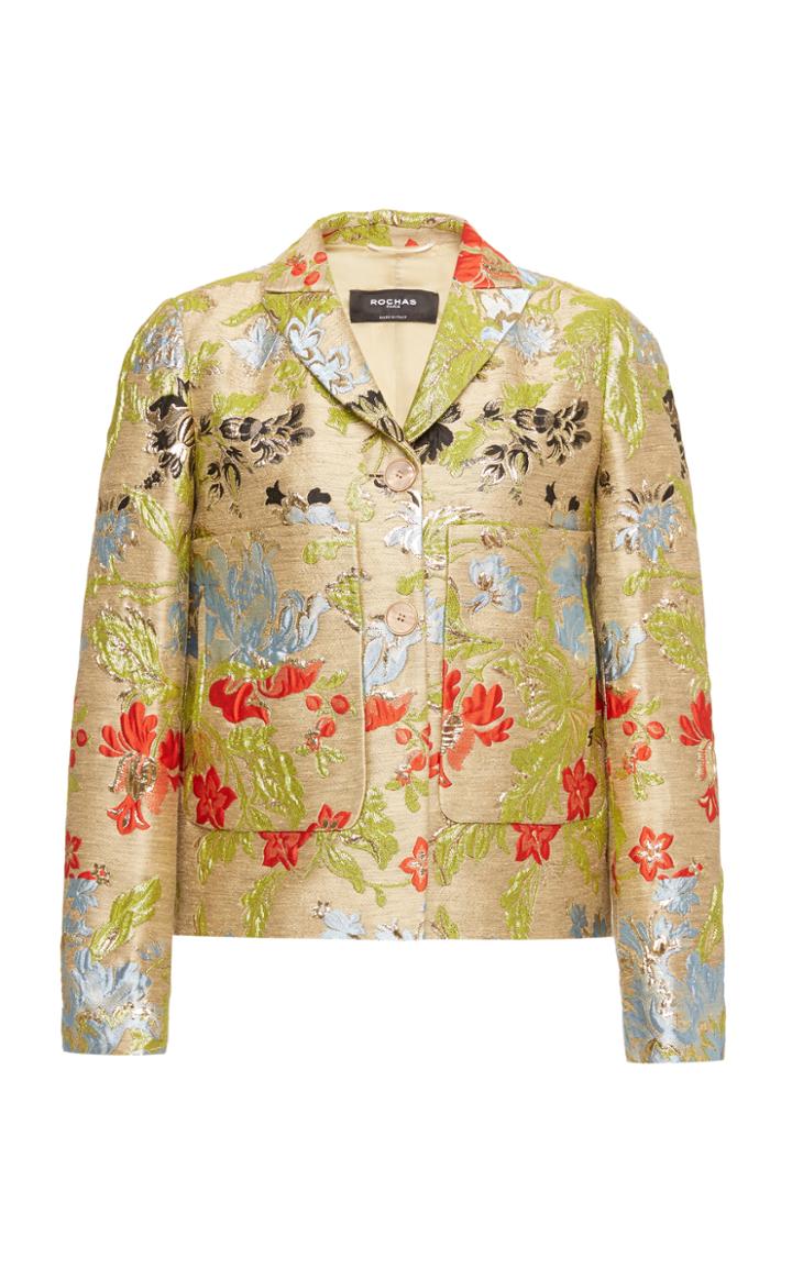 Rochas Oscar Brocade Jacket